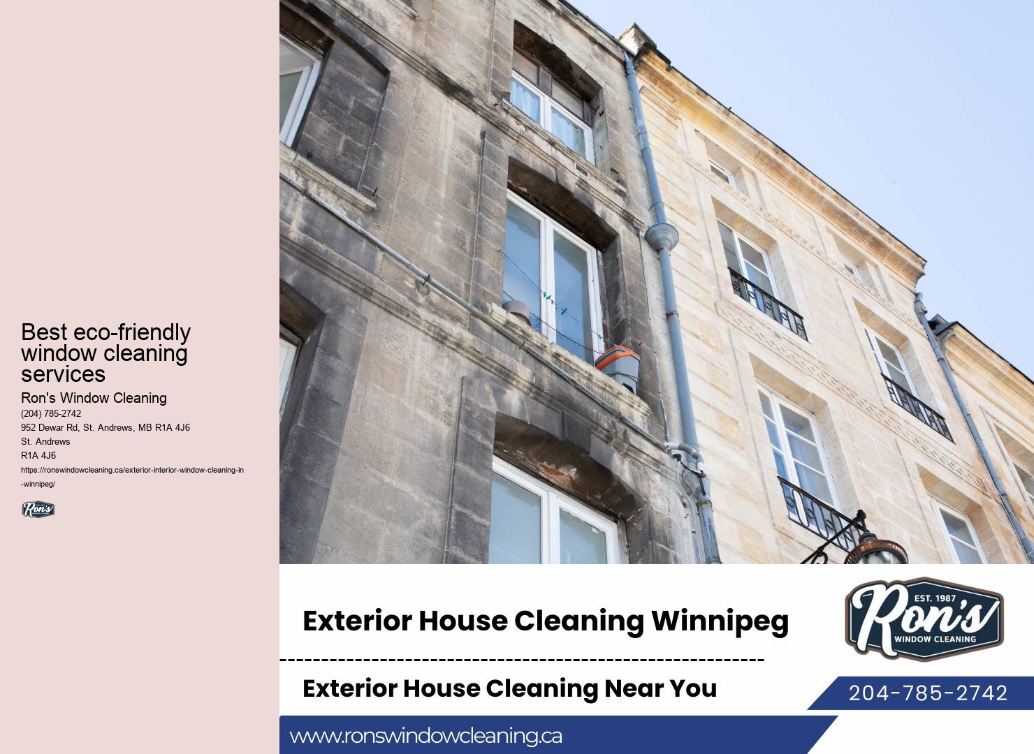 Affordable high-rise window cleaning Winnipeg