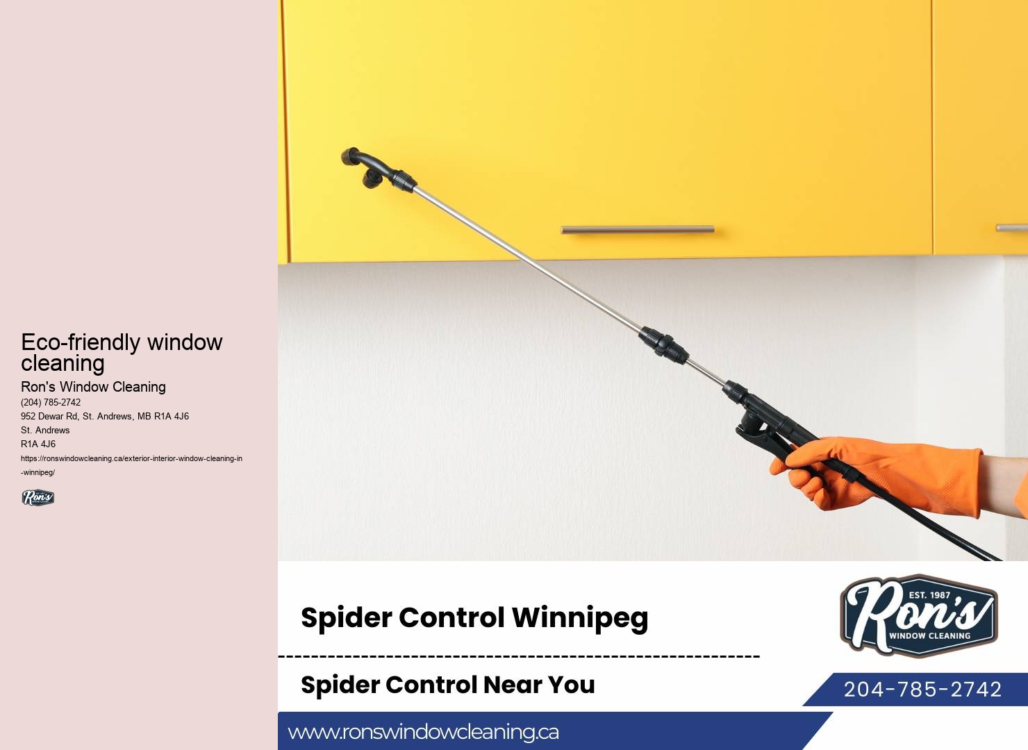 Window cleaning for government buildings
