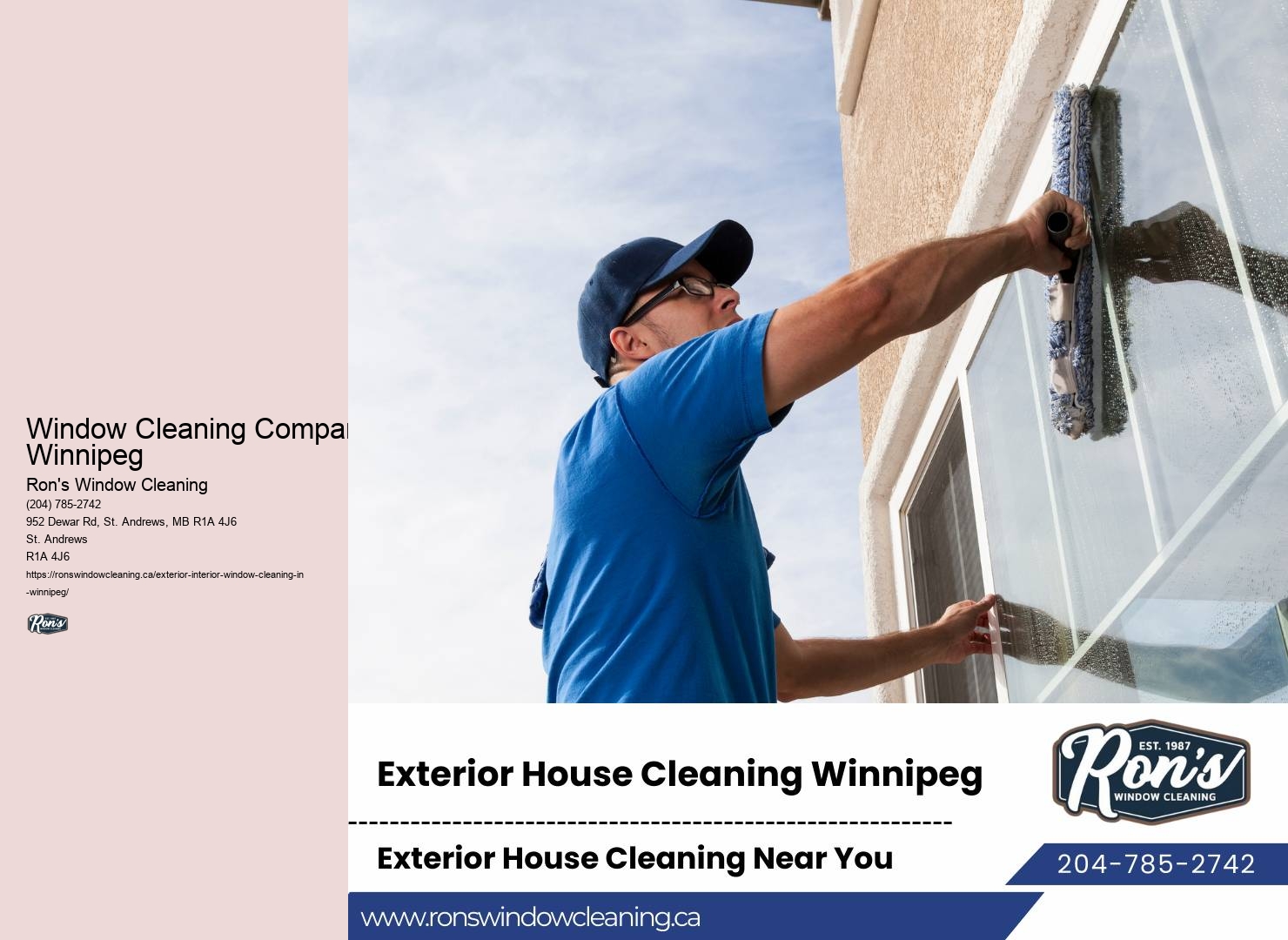 Gutter cleaning services Winnipeg