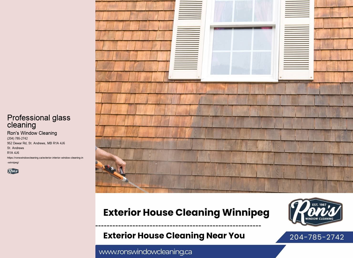 Eco-conscious window cleaning solutions