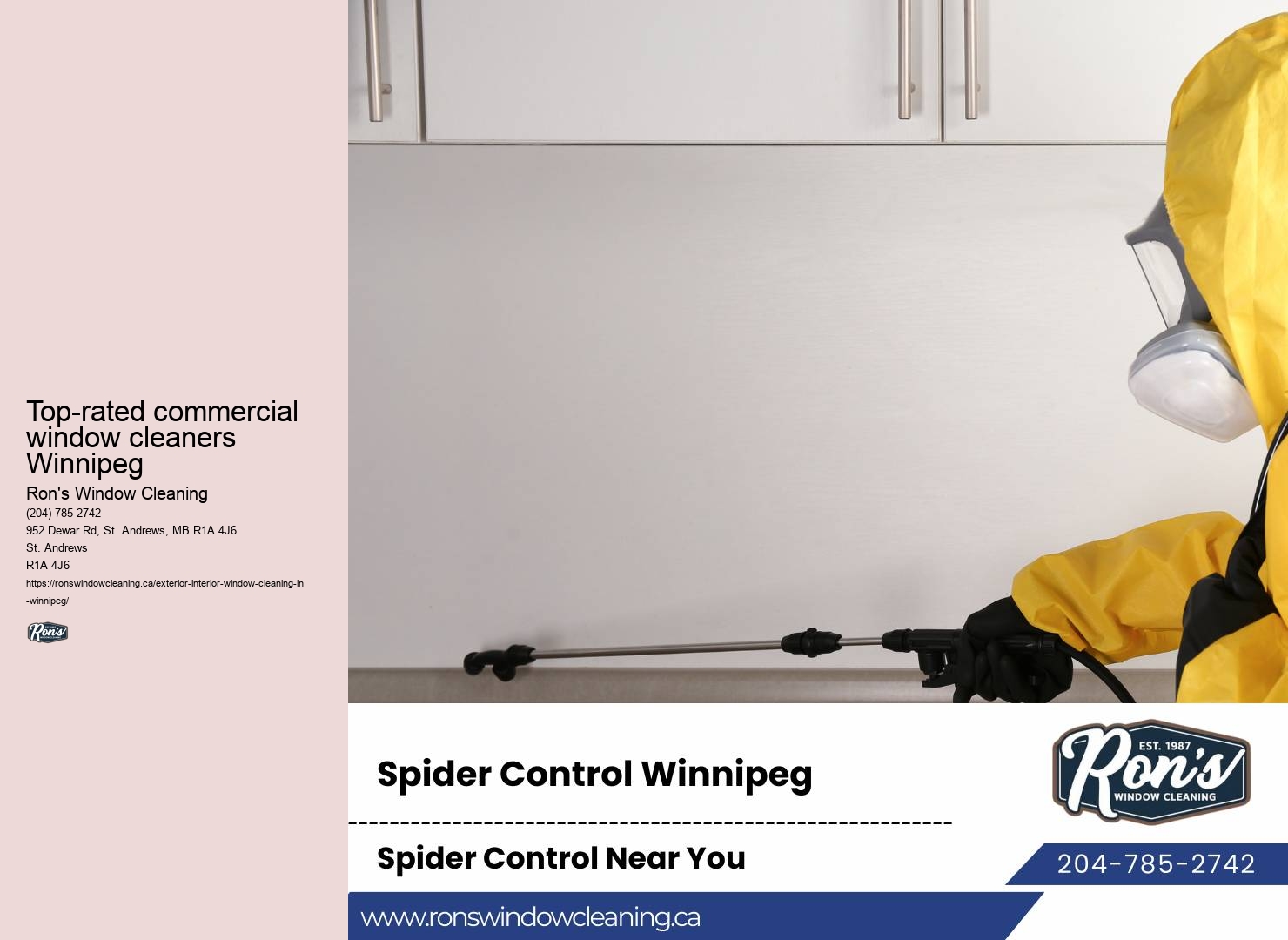 Window cleaning for community centers