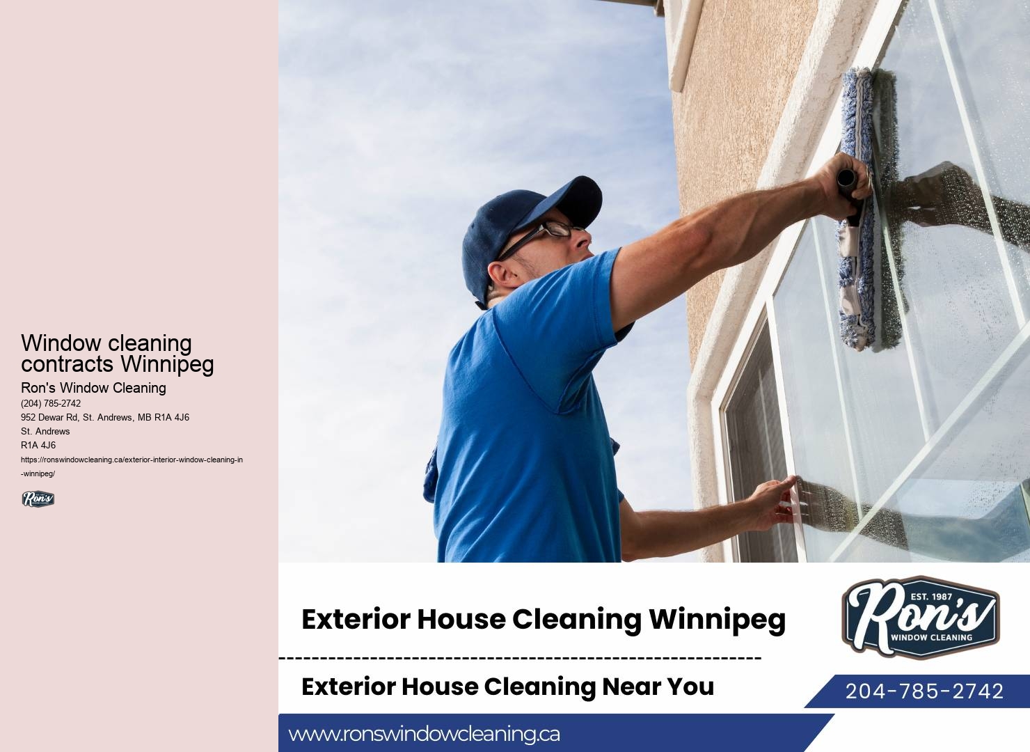 Commercial window washing safety