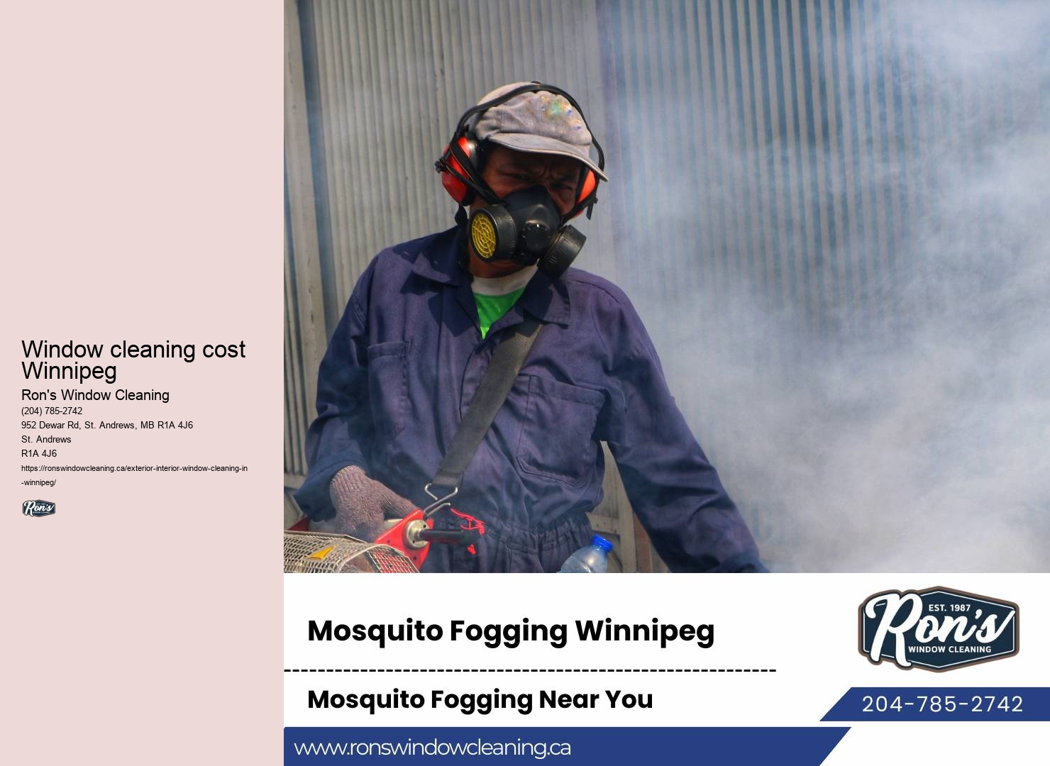 Window cleaning company professionalism Winnipeg