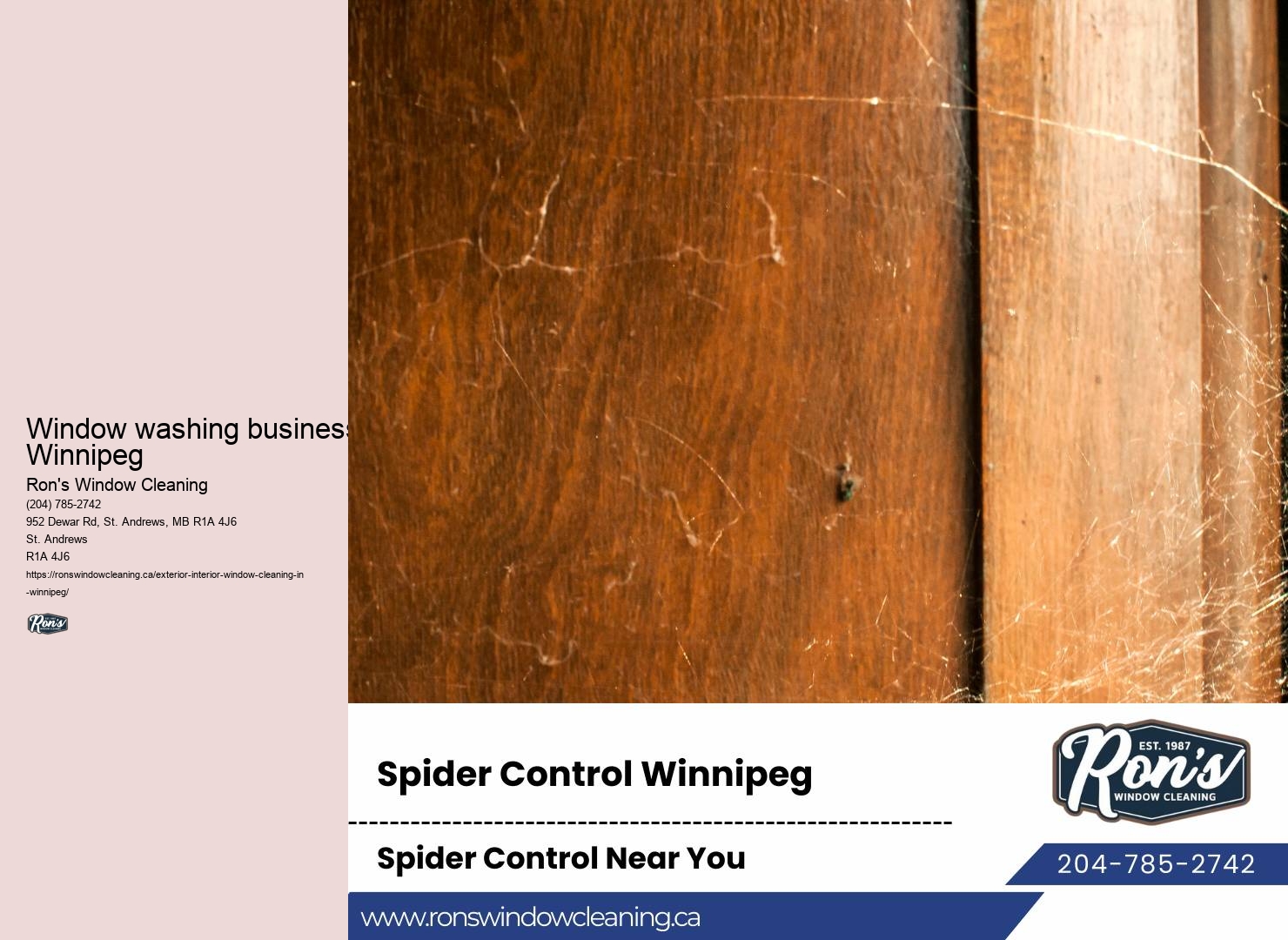 Window cleaning estimates Winnipeg