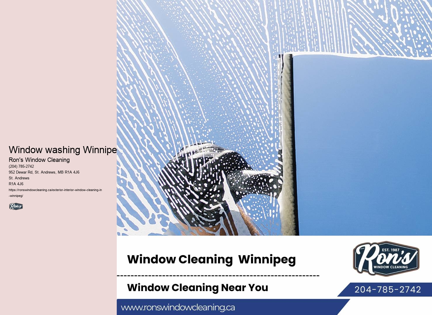 Window cleaning offers near me Winnipeg