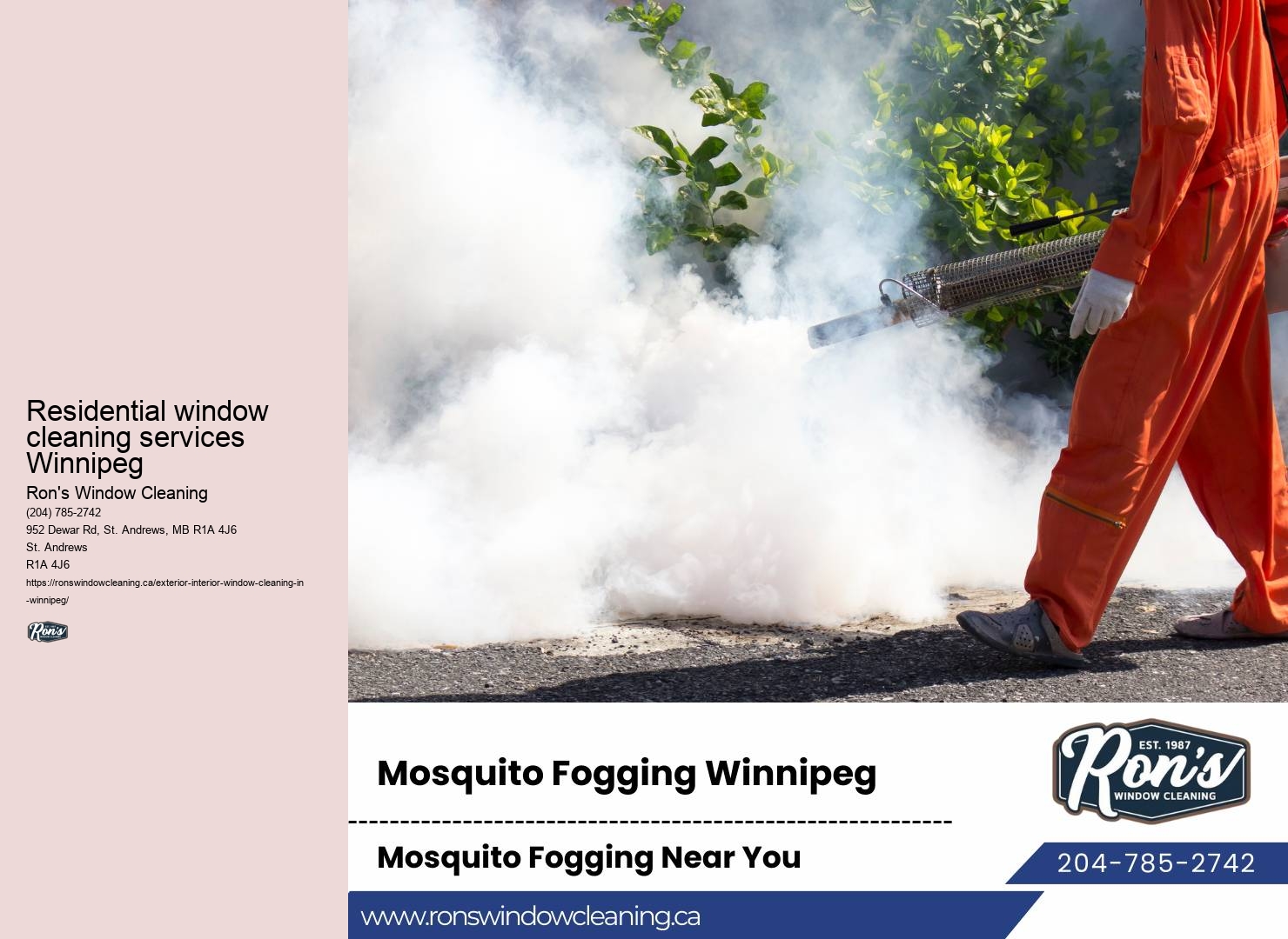 Window care Winnipeg