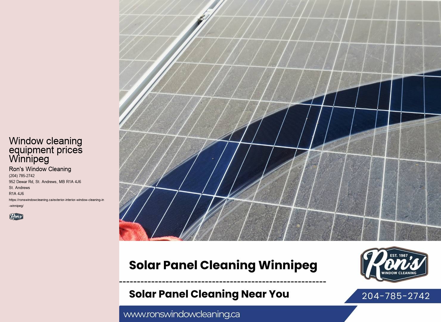 Window cleaning specials in Winnipeg