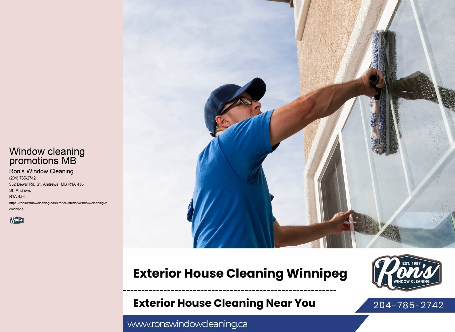 Winnipeg high-rise window cleaning