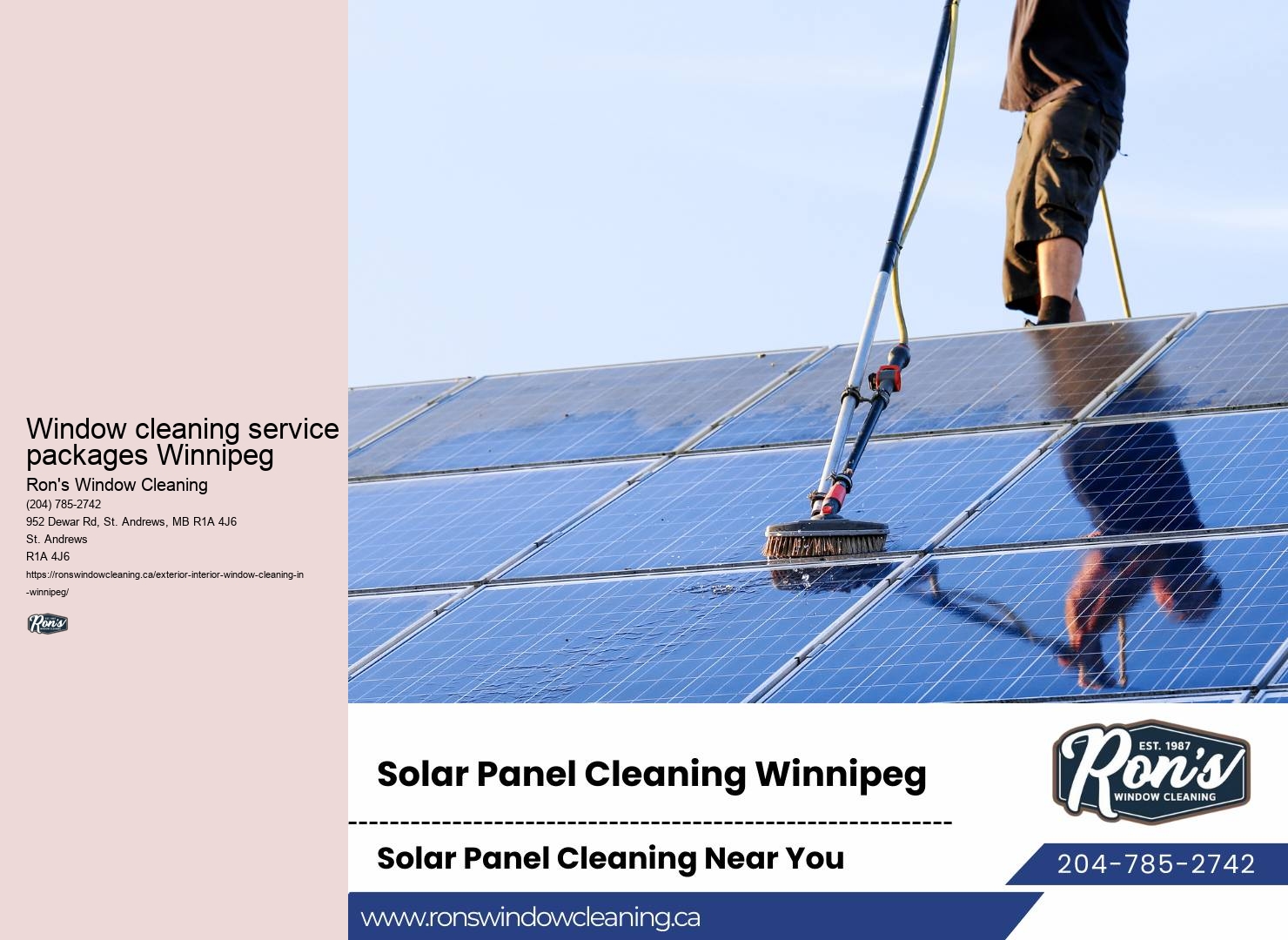 Quality window washing services