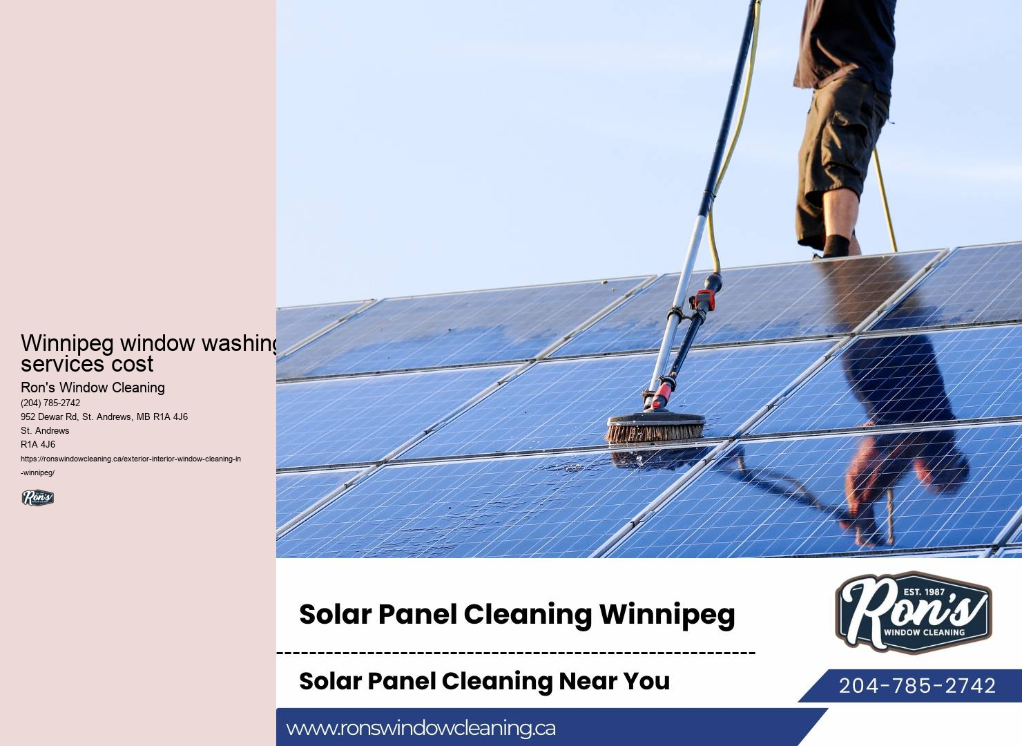 Window cleaning services near me Winnipeg
